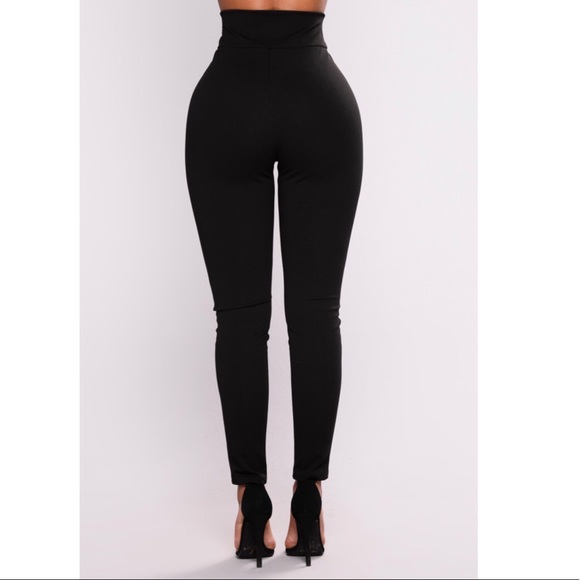 Black high waisted pants - Picture 8 of 8